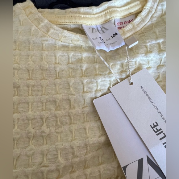 Zara Waffle Knit Ruffled Tiered Sundress NWT - Picture 2 of 4